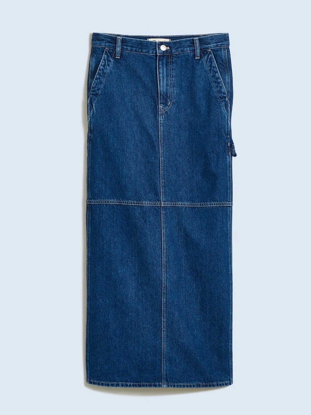 Madewell Denim Carpenter Maxi Skirt